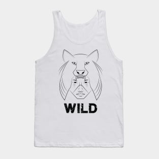 Wild Wolf Man Tank Top